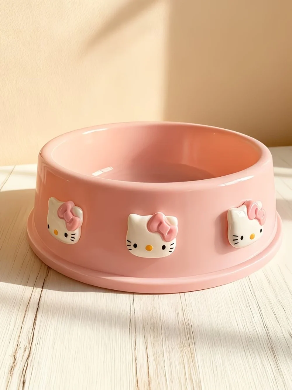 Hello Kitty Pink Pet Bowl Medium Cute